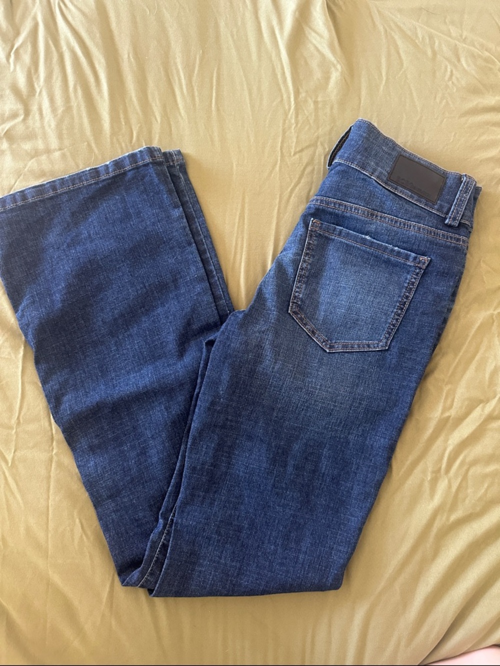 BCBGeneration Dark Blue Wide Leg Jeans